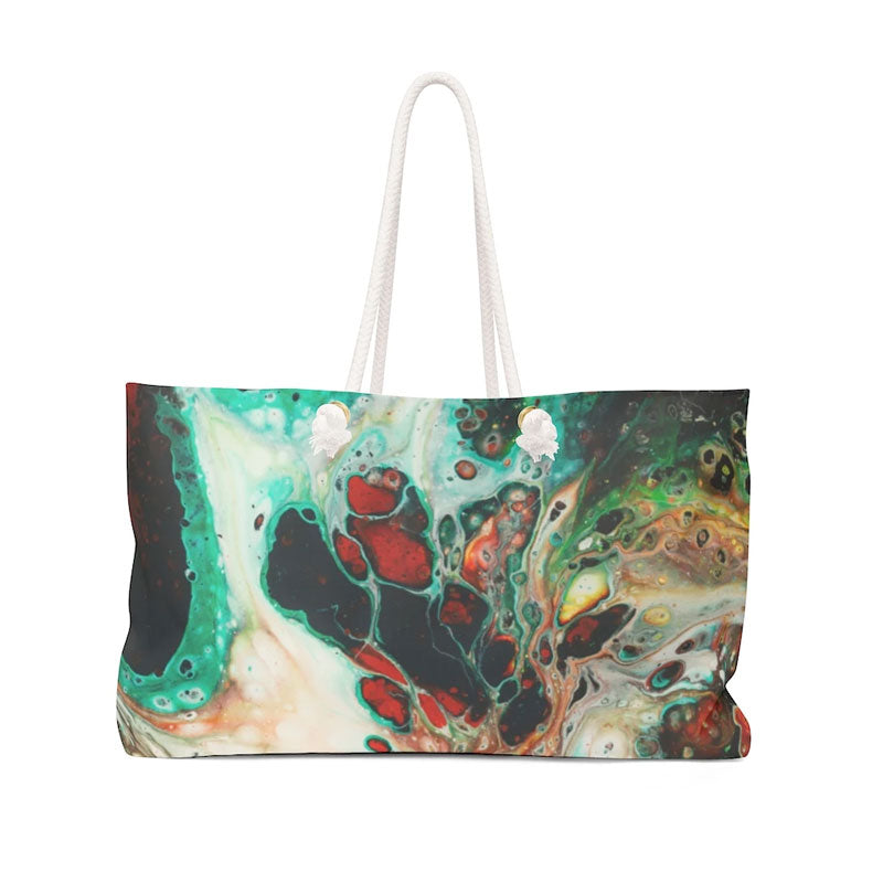 Flowers Of The Galaxy - Weekender Bags - Cameron Creations Ltd.