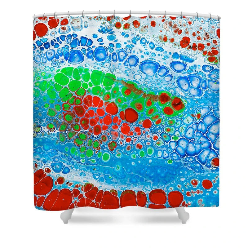 Fluid Bubbles - Shower Curtains - Cameron Creations Ltd.