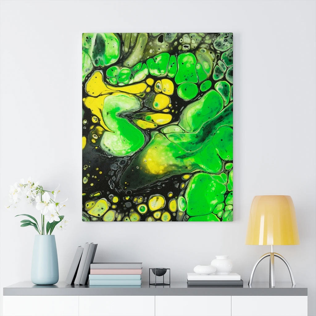 Green Galaxy - Canvas Prints - Cameron Creations Ltd.