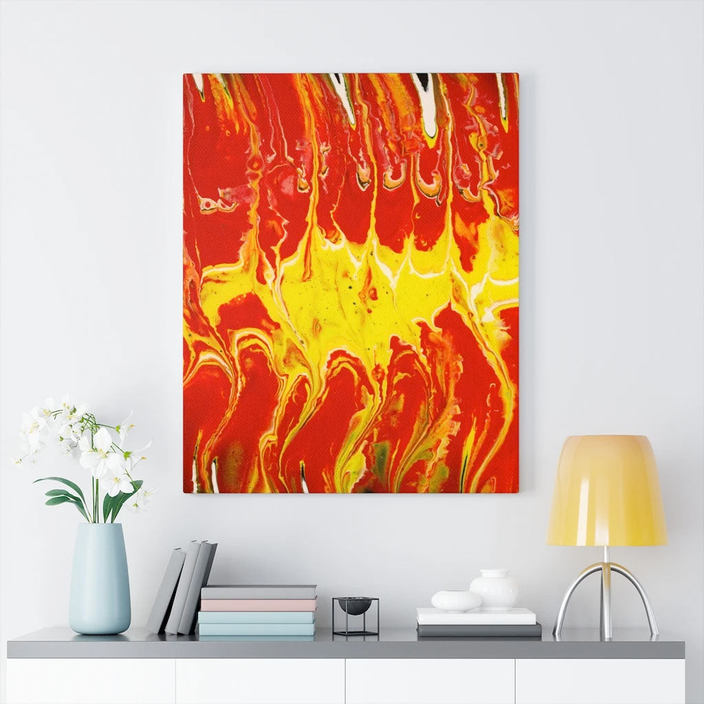 Internal Flames - Canvas Prints - Cameron Creations Ltd.