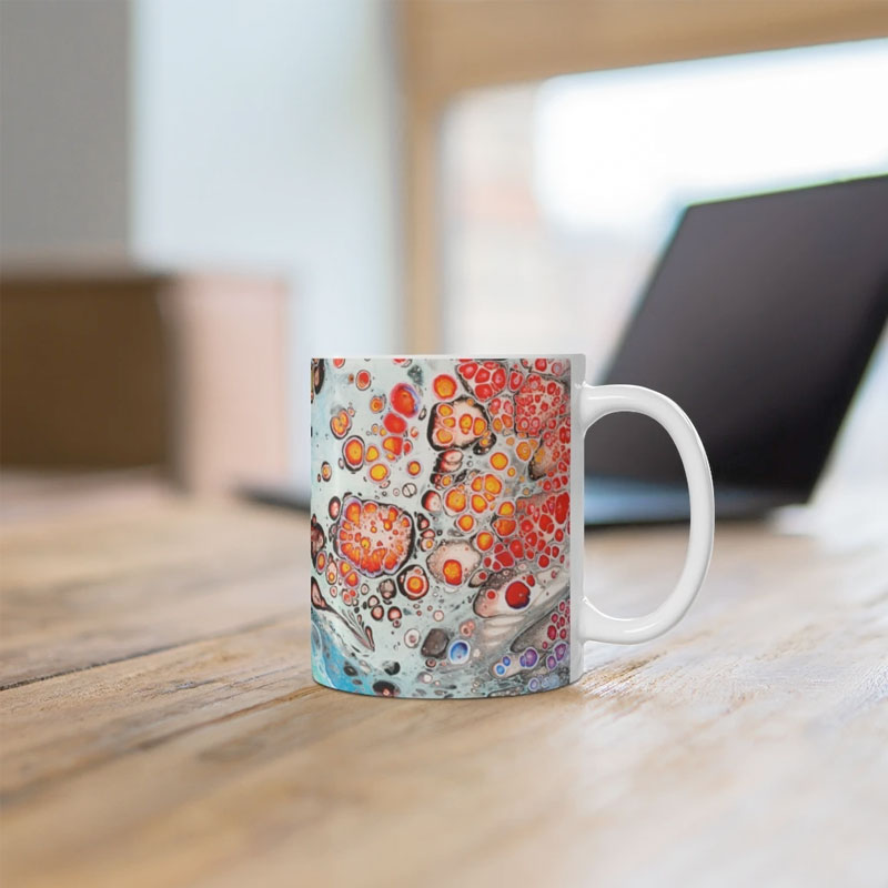 Surface Of Teita - Ceramic Mugs - Cameron Creations Ltd.